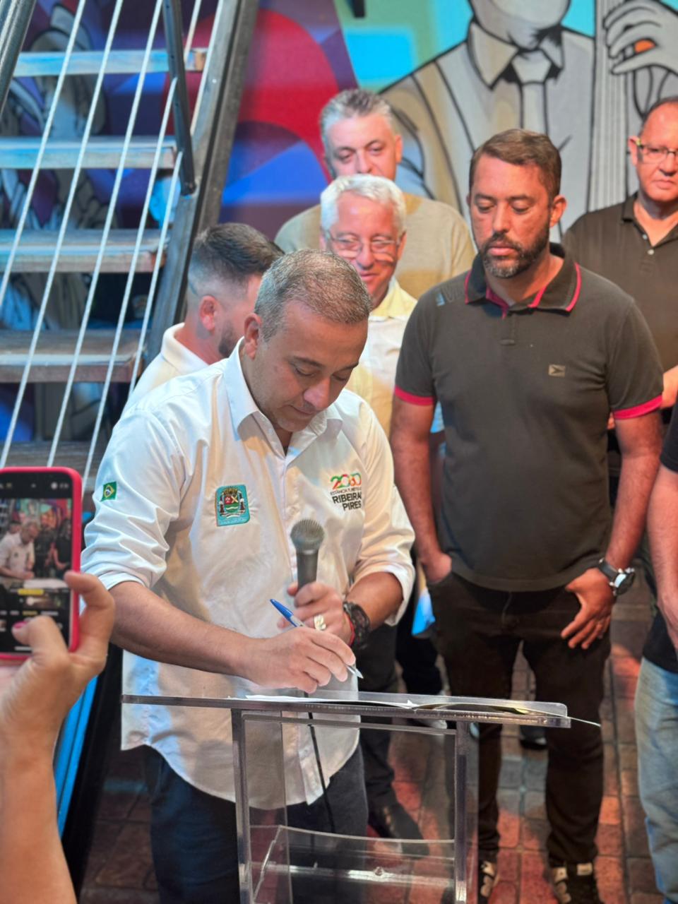 Ribeirão Pires celebra 72 anos com assinatura de ordens de início para obras e investimento de R$ 4,6 milhões