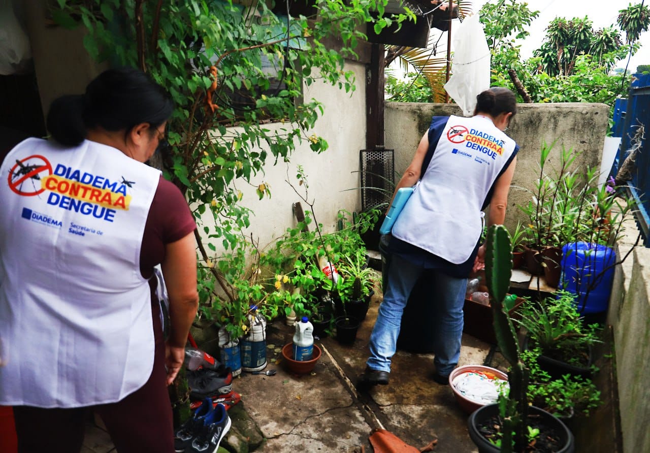 No 2º mutirão contra a dengue, Diadema vistoria 372 casas na região norte