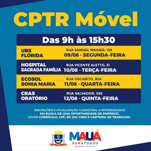 Interessados poderão cadastrar ou atualizar seus currículos no sistema.