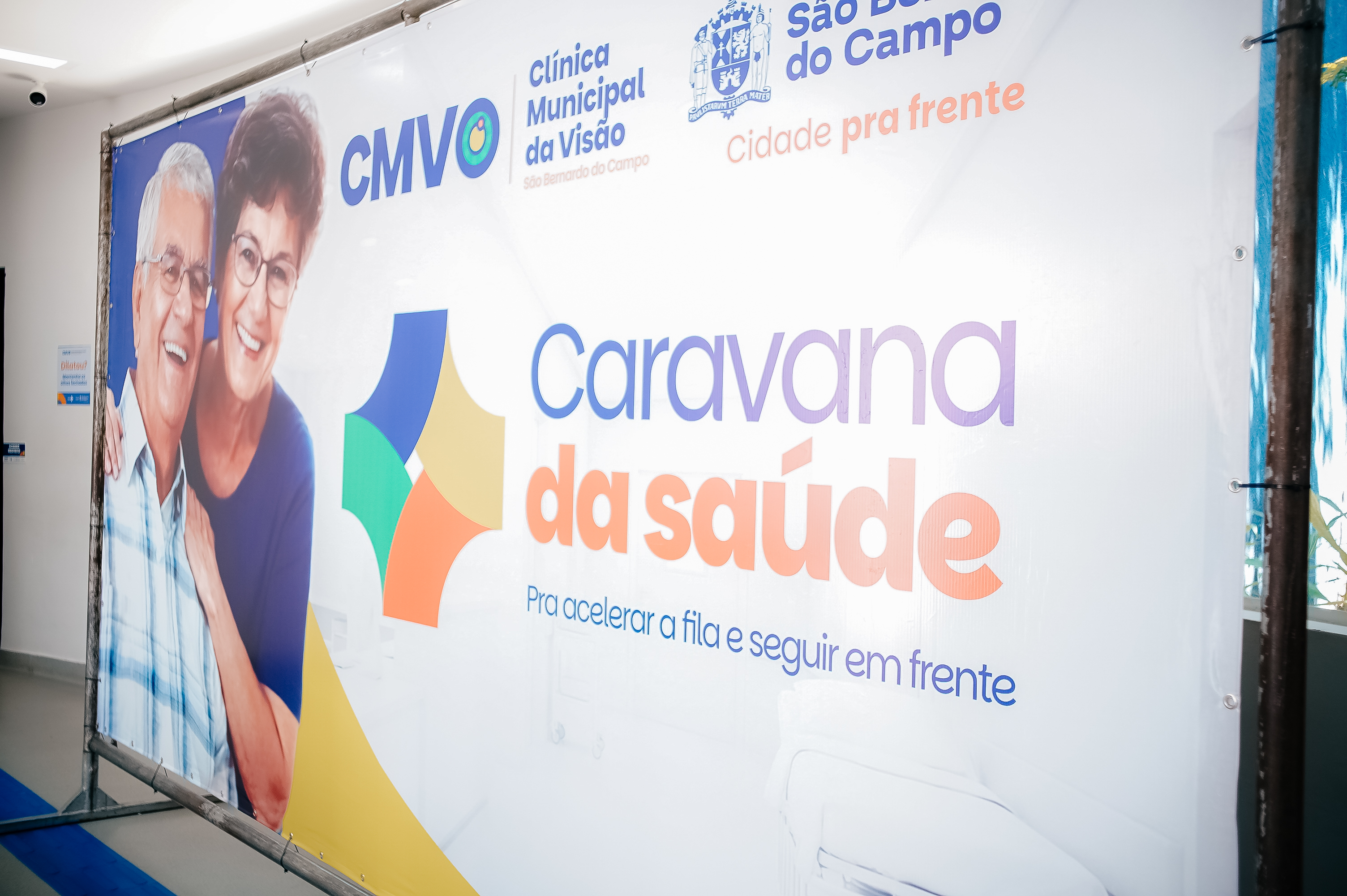 Em dois meses e meio, São Bernardo atinge 60% da meta de cirurgias de catarata em ação da Caravana da Saúde