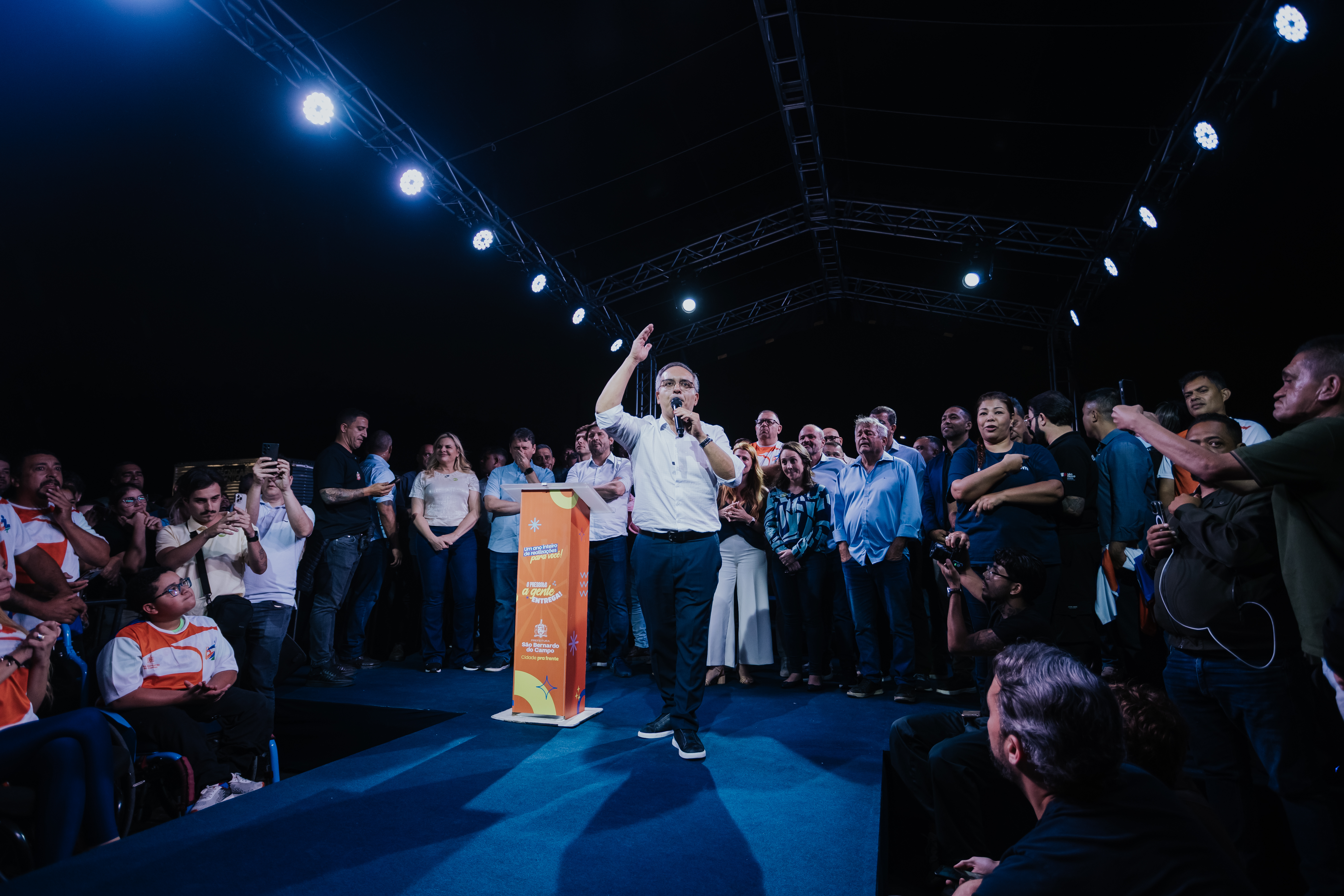 Com show de drones e presença do governador, Prefeitura de São Bernardo inaugura 1ª Ponte Estaiada