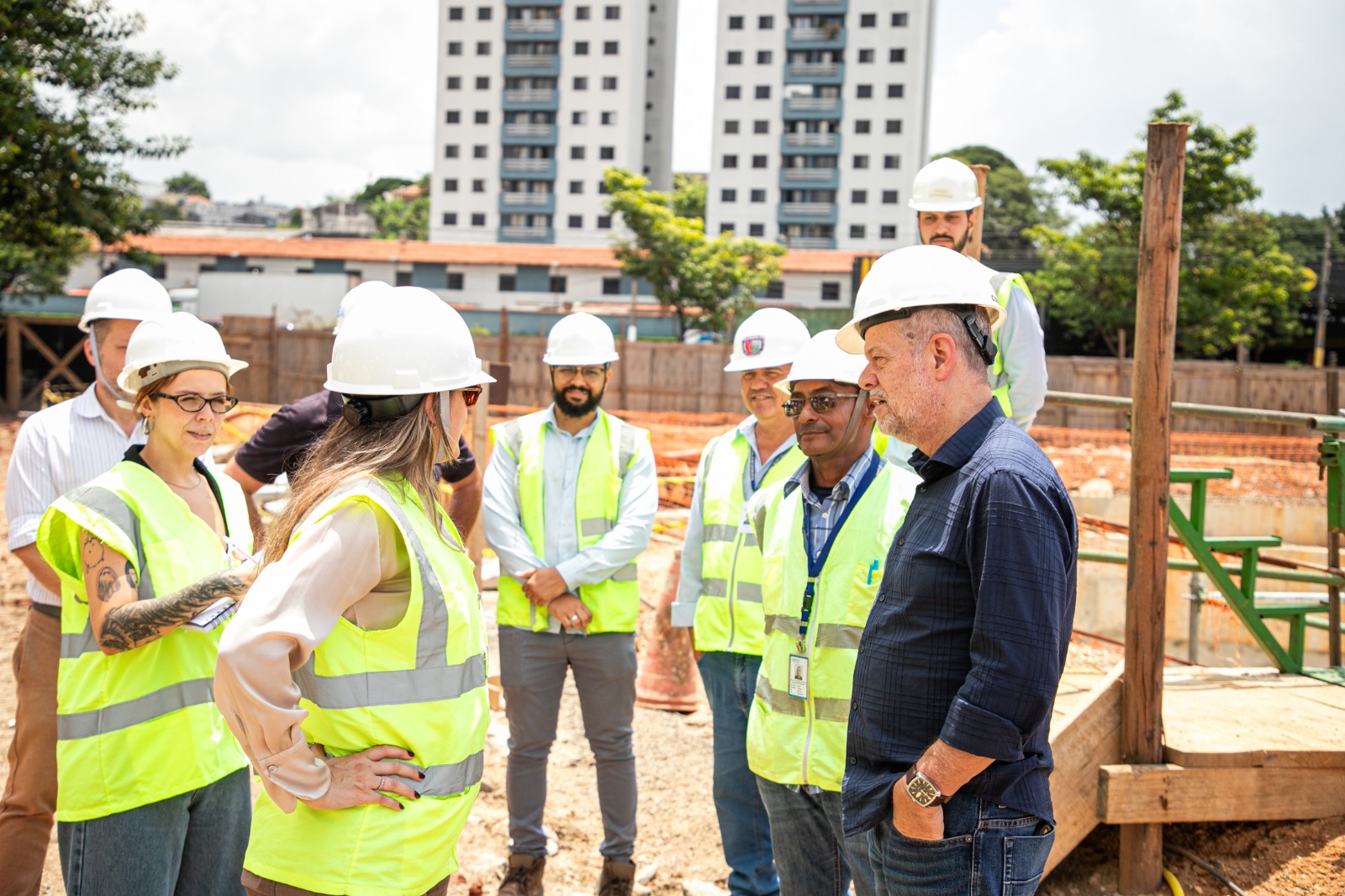 Piscinão no Bairro Fundação, em São Caetano, registra avanços e chega a 70% de obras executadas