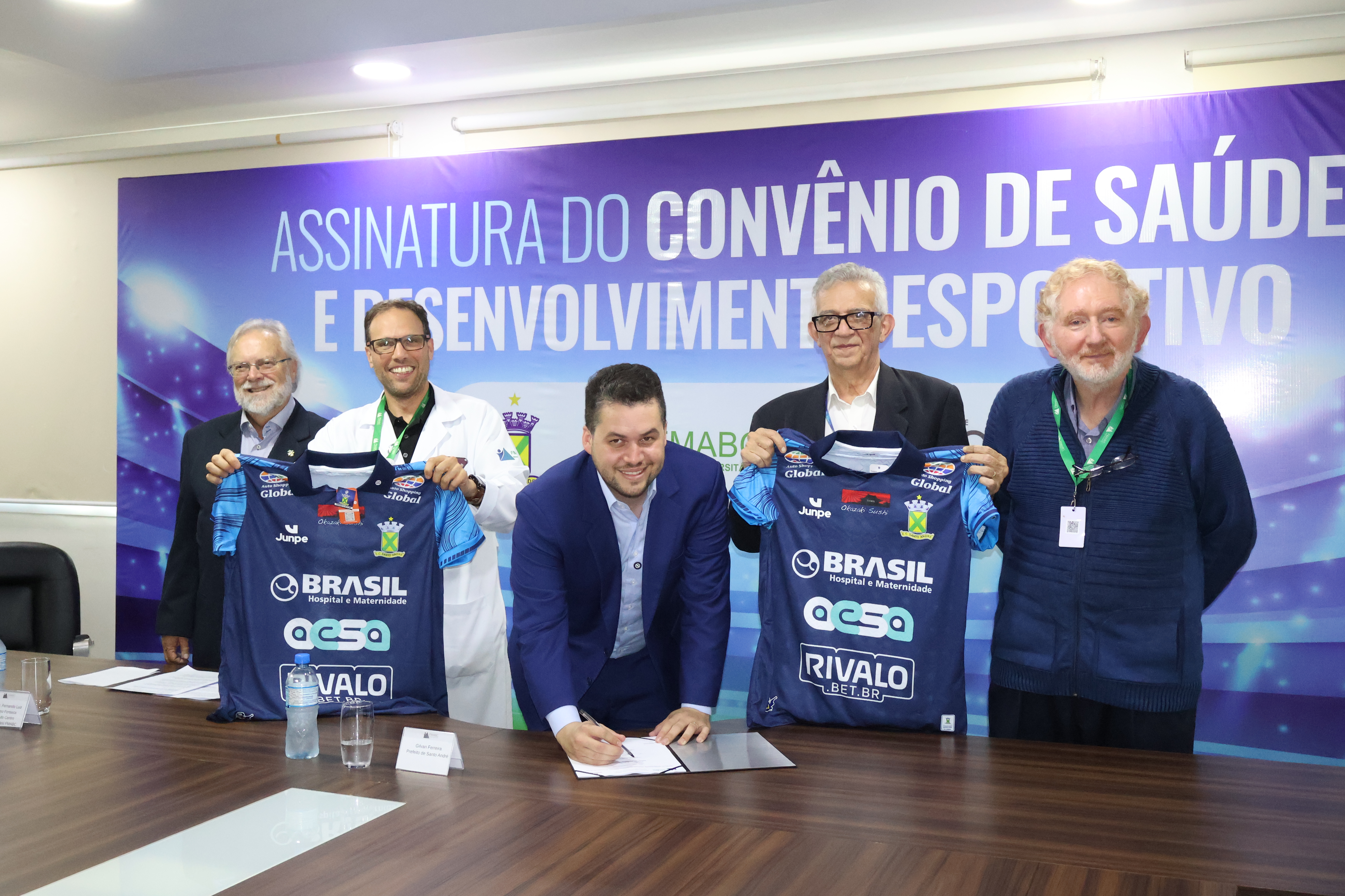 FMABC firma acordo com Prefeitura e Esporte Clube Santo André para ampliar assistência à saúde de atletas