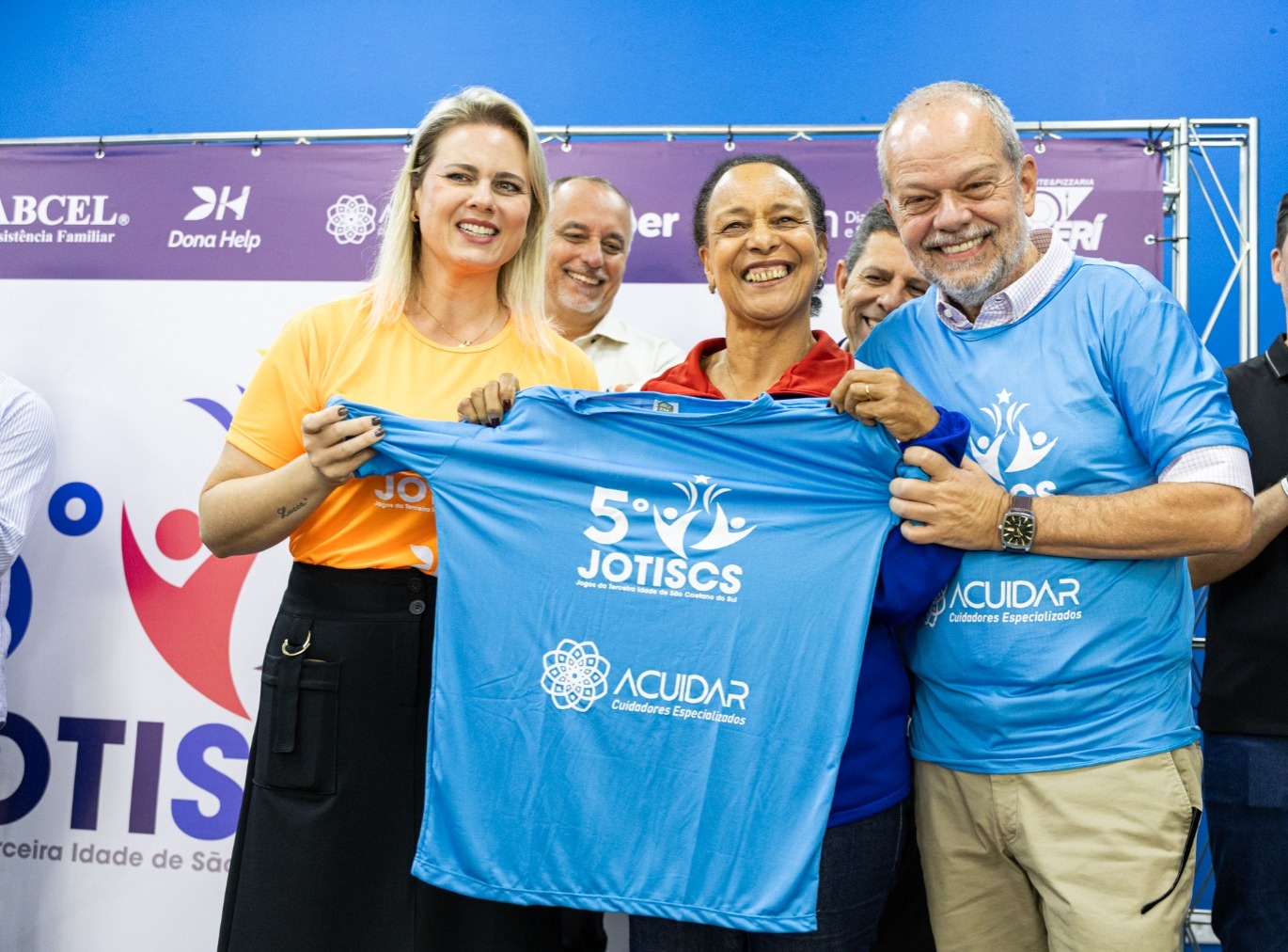 São Caetano apresenta equipe que disputará o 5º Jotiscs e homenageia medalhistas dos Jogos da Melhor Idade