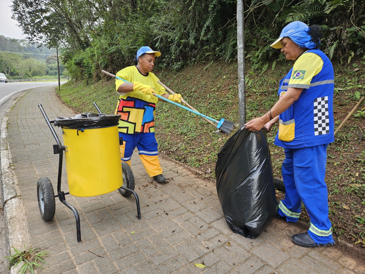 Ribeirão Pires remove mais de 2 mil toneladas de resíduos em ações de zeladoria durante o mês de maio