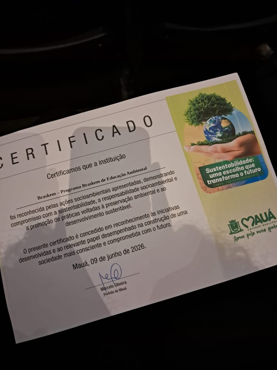 Programa de Educação Ambiental da Braskem é reconhecido pela Prefeitura de Mauá por contribuição à conscientização socioambiental