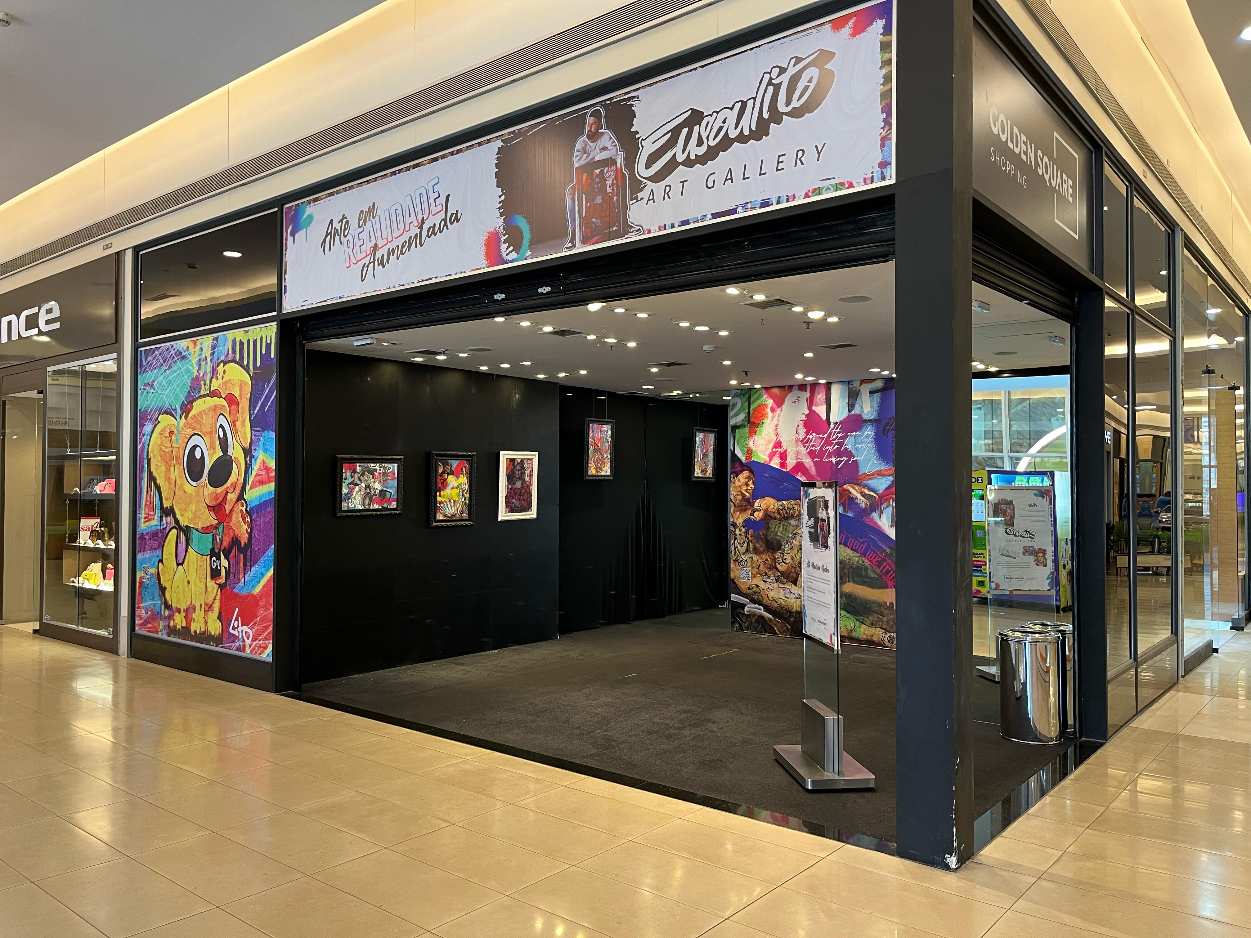 Exposição Arte em realidade aumentada no Golden Divulgação