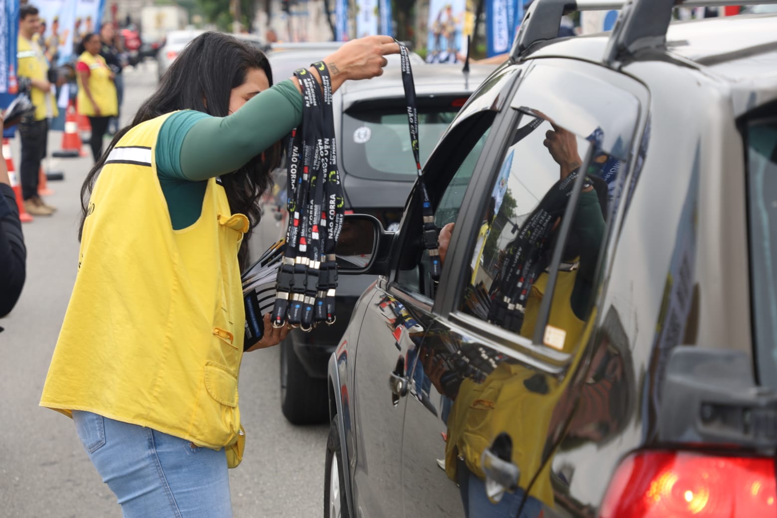 Ação inédita em Santo André une educação no trânsito e proteção às mulheres