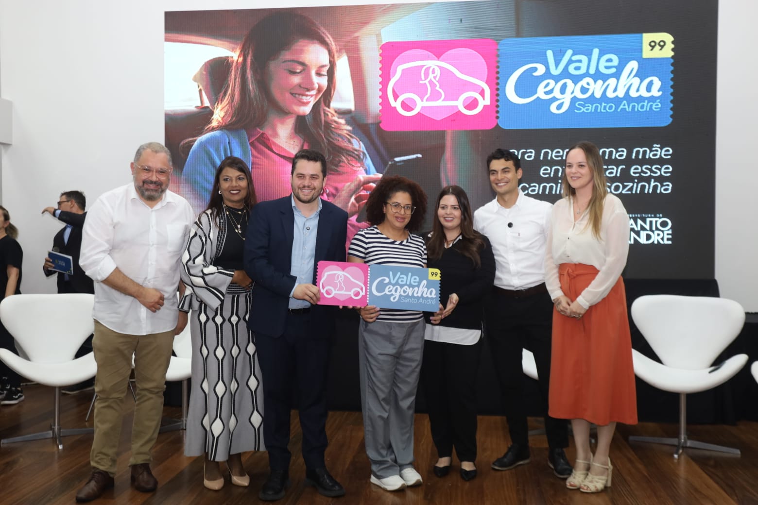 Santo André lança projeto Vale Cegonha em parceria com a 99