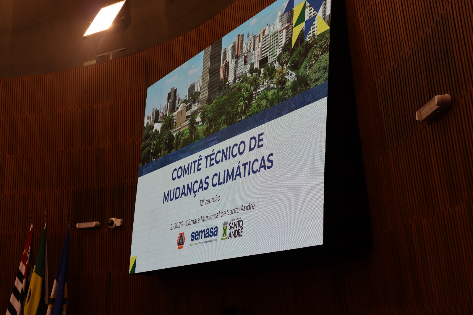 Santo André apresenta políticas de enfrentamento à mudança do clima na Câmara Municipal