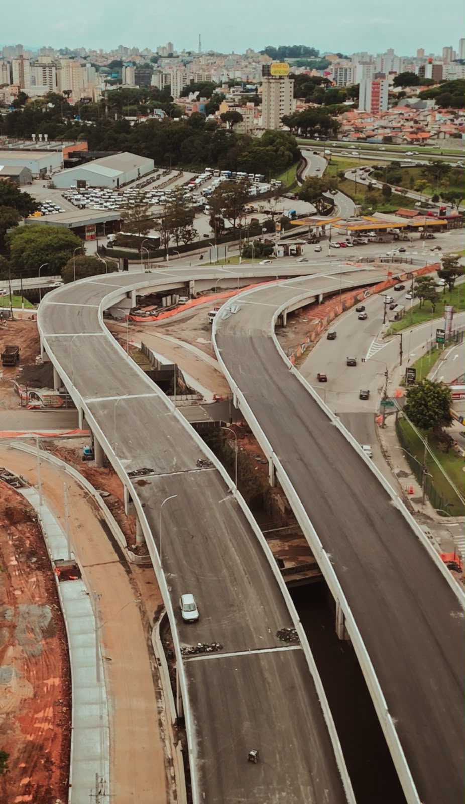 Ponte do Corredor dos Couros chega a 92% de execução e avança como nova ligação viária entre Alvarenga e Rudge Ramos