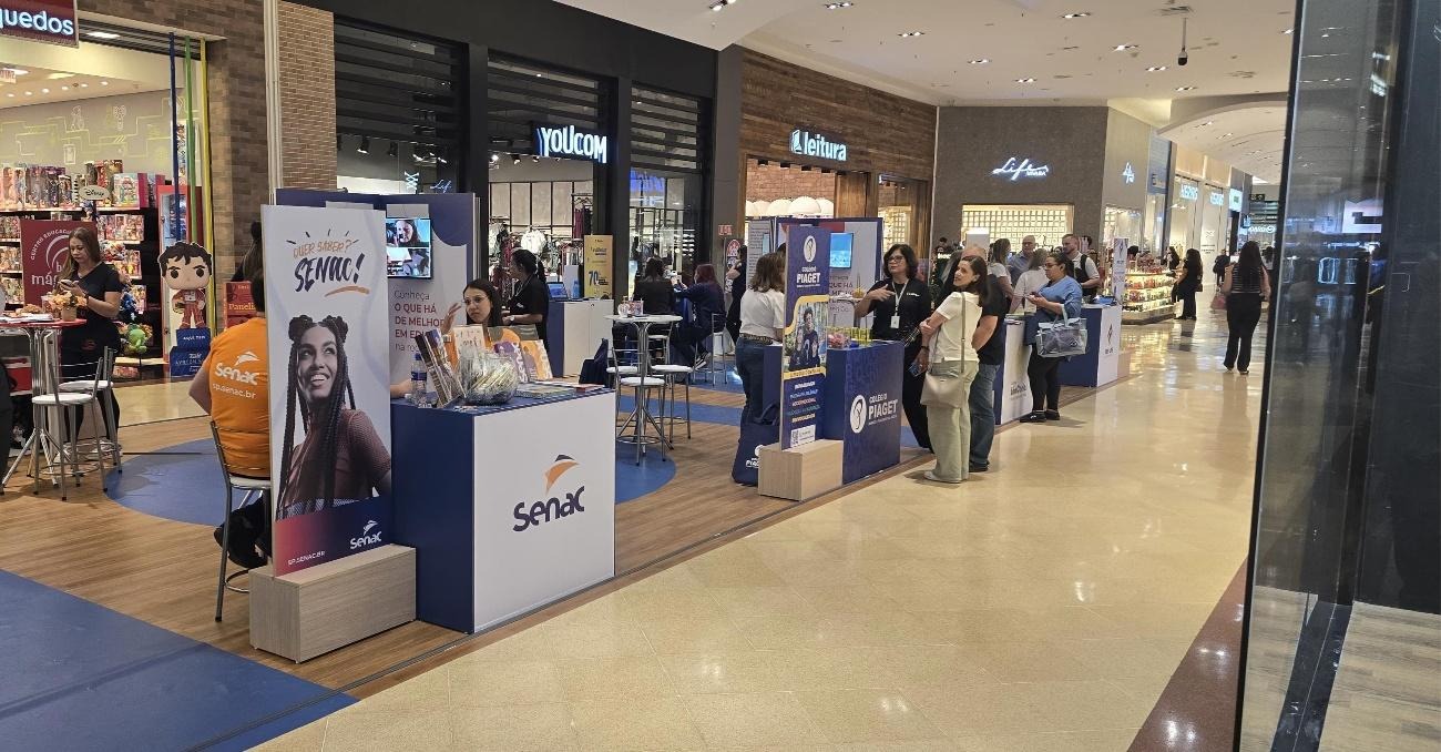 Feira de Educação do Shopping Metrópole reúne opções para alunos dos ensinos fundamental, médio e superior