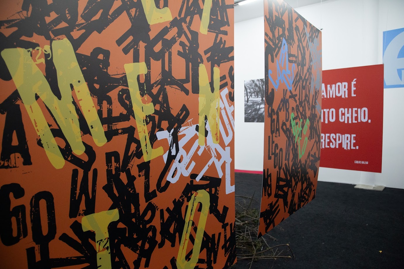 Exposição Grafia: Palavra, Som, Forma e Movimento entra em cartaz dia 3 de outubro, na sede da SECULT. Fotos: Paulo César Ribeiro / Secult PMSCS