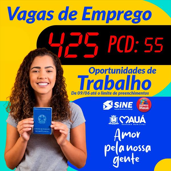 Casa do Trabalhador tem 425 vagas de emprego disponíveis