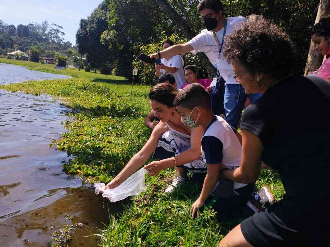 Alunos da escola municipal João Midolla participaram da atividade