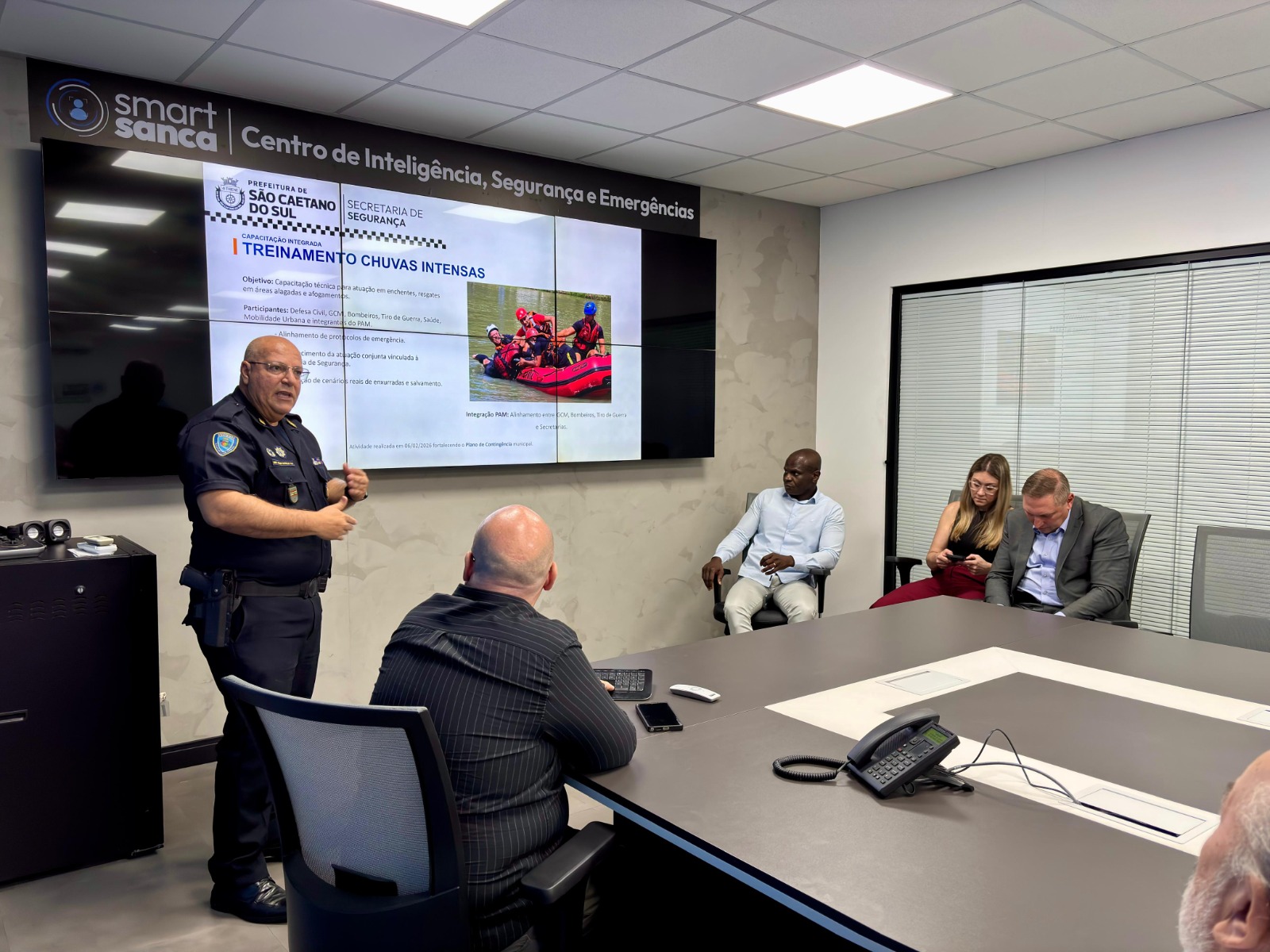 Indicadores históricos de queda da criminalidade em São Caetano viram destaque em reunião da Secretaria de Segurança com o Comcipas