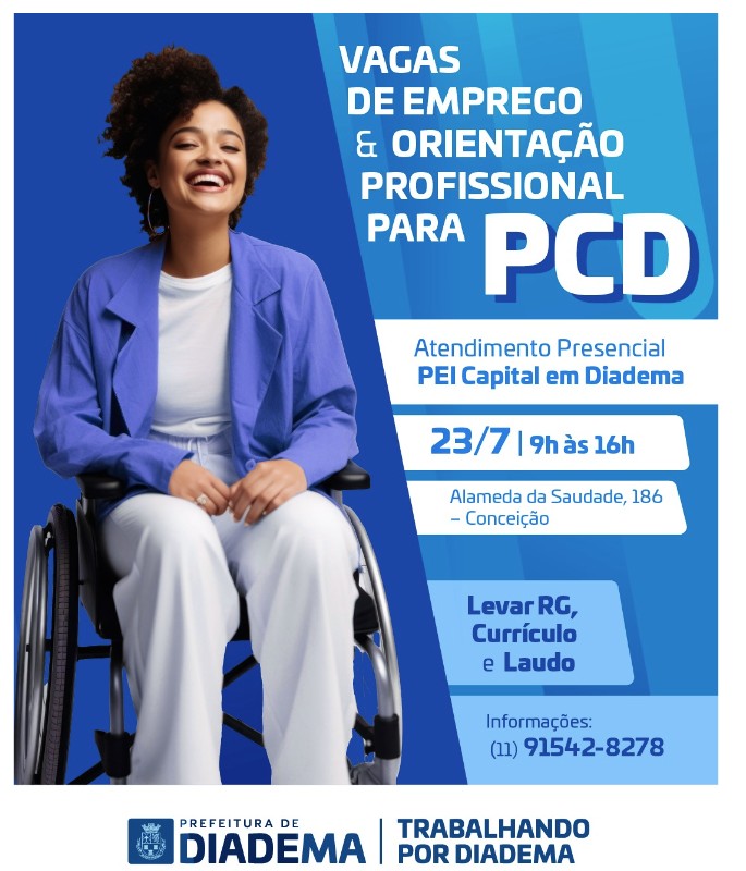 Evento em Diadema aproxima pessoas com deficiência de vagas no mercado de trabalho