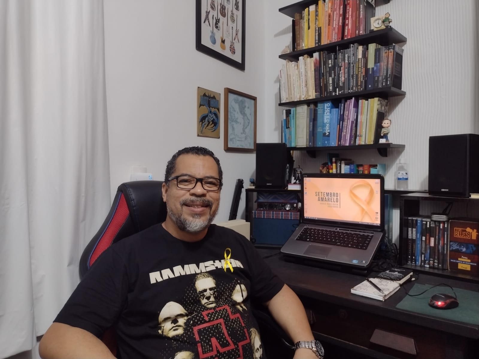 Valdir Cézar é psicólogo da saúde mental de Ribeirão Pires